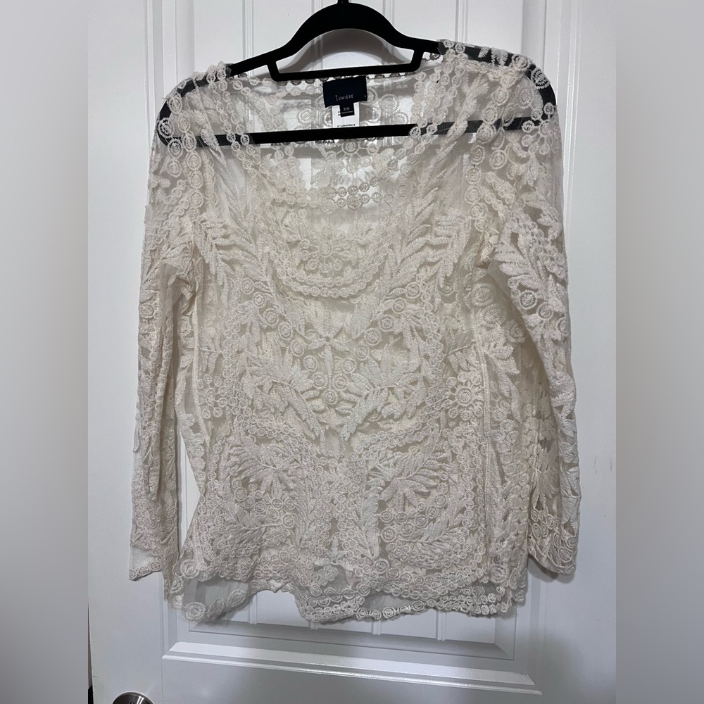 Lumiere Lace Blouse - Cream